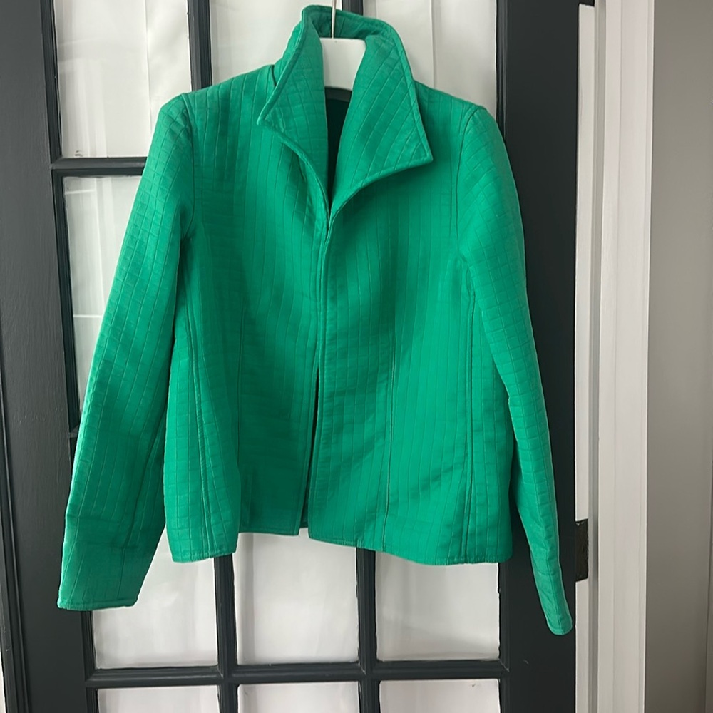 For Cynthia green jacket, size L